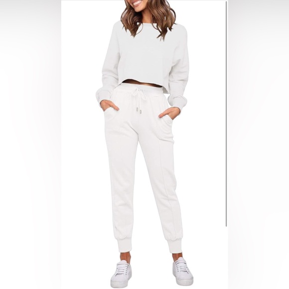 Amazon Tops - White Sweatsuit